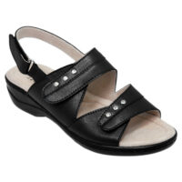 Noelle black leather by Comfort Leisure
