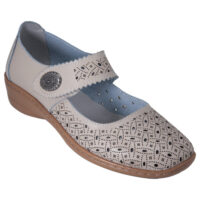Anna beige leather by Comfort Leisure